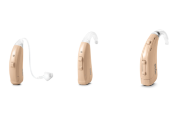 耳掛け型補聴器３種類
